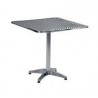 31.5" Square Aluminium Table