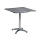 27.5" Square Aluminium Table