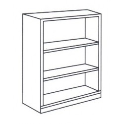 Medium High Open Shelf Cabinet
